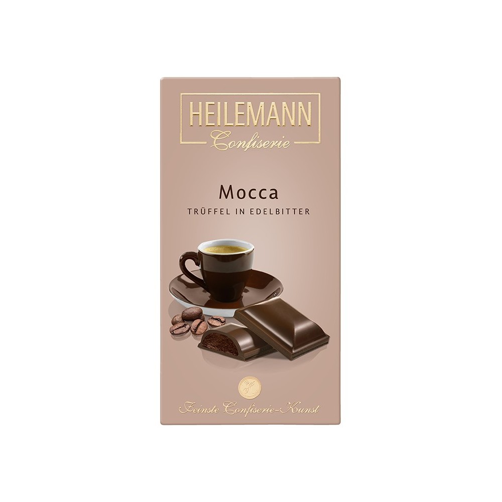 Heilemann mocha truffle in dark chocolate, 100 g