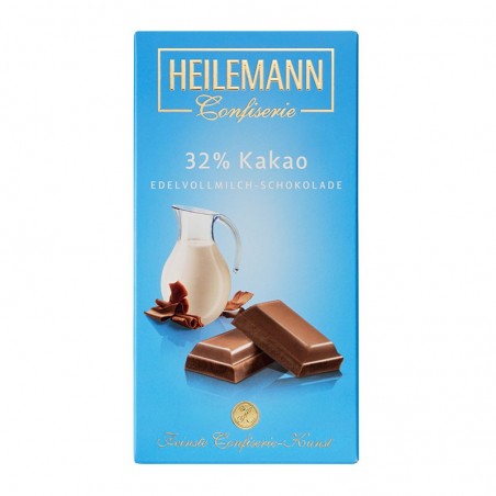 Heilemann 32% cocoa fine milk chocolate, 100 g