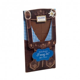 Heilemann chocolate bar leather pants, 80 g