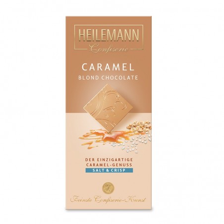 Heilemann Caramel Blond Chocolate Salt & Crisp, 80 g
