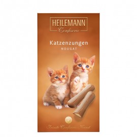 Heilemann cat tongues filled with nougat, 75 g