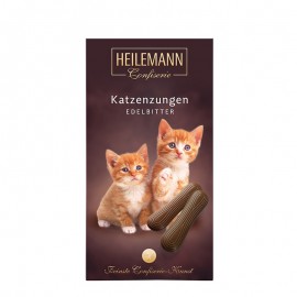 Heilemann cat tongues made of dark chocolate, 75 g