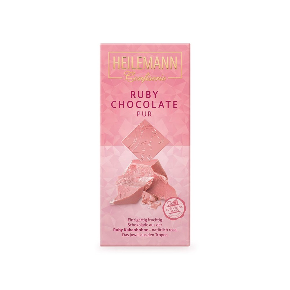 Heilemann pure ruby ​​chocolate, 80 g