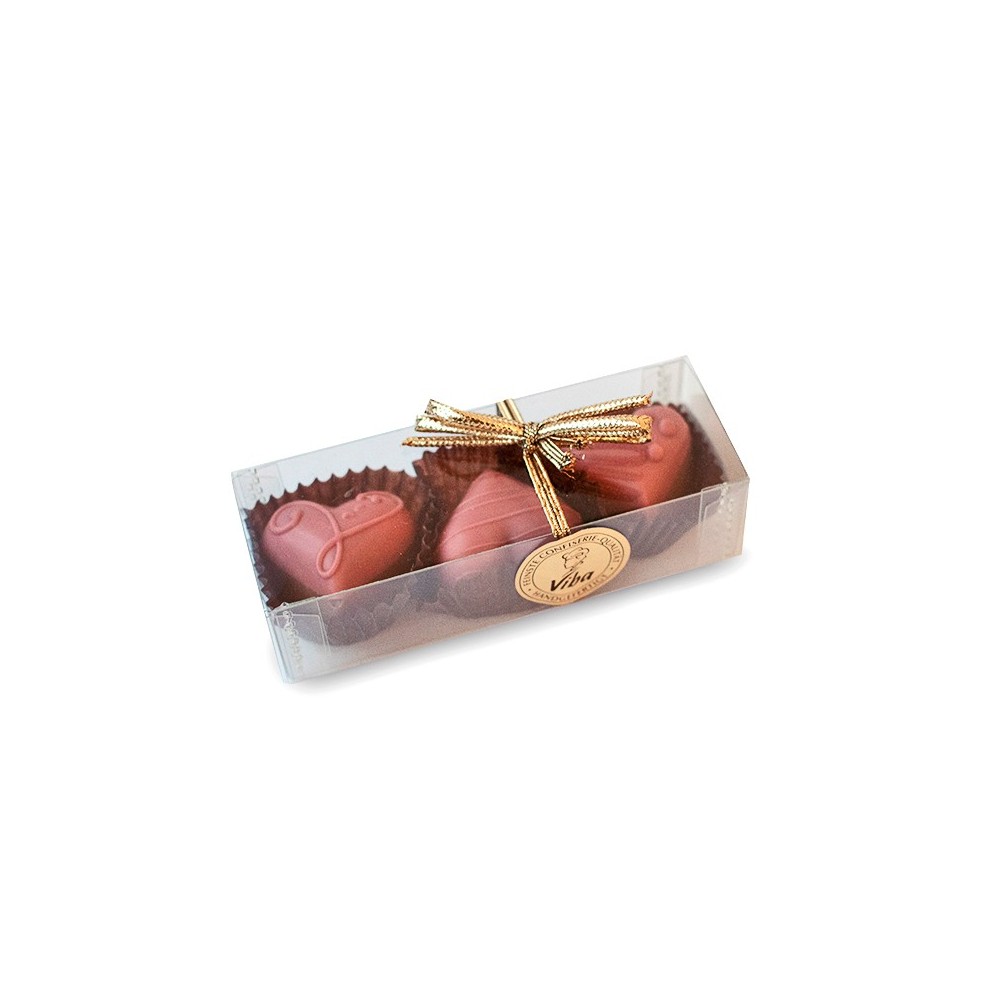 Viba 3 ruby ​​nougat heart, 36 g