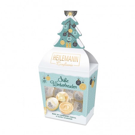 Heilemann Christmas tree with Marc de Champagne balls, 90 g