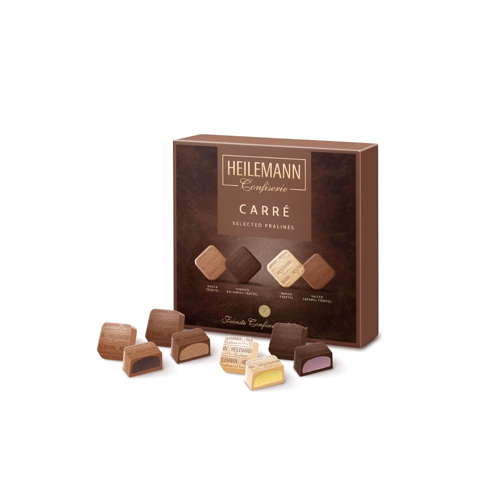 Heilemann Square Selected Pralines, 128 g