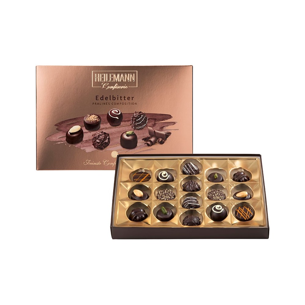 Heilemann Dark Chocolate Pralinés Composition, 200 g
