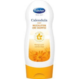 Bübchen Calendula washing lotion and shampoo, 230 ml