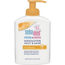 sebamed Washing lotion baby & child calendula skin & hair, 200 ml