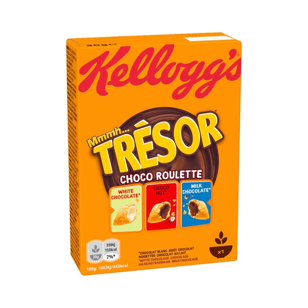 Kellogg's Tresor Choco Roulette Cereal 375g