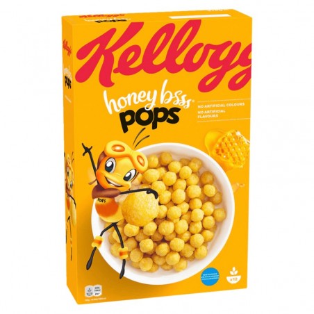 Kellogg's Honey Bsss Pops Cereal 375g