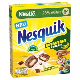 Nestlé Nesquik BananaCrush chocolate breakfast cereals with whole grain 350g
