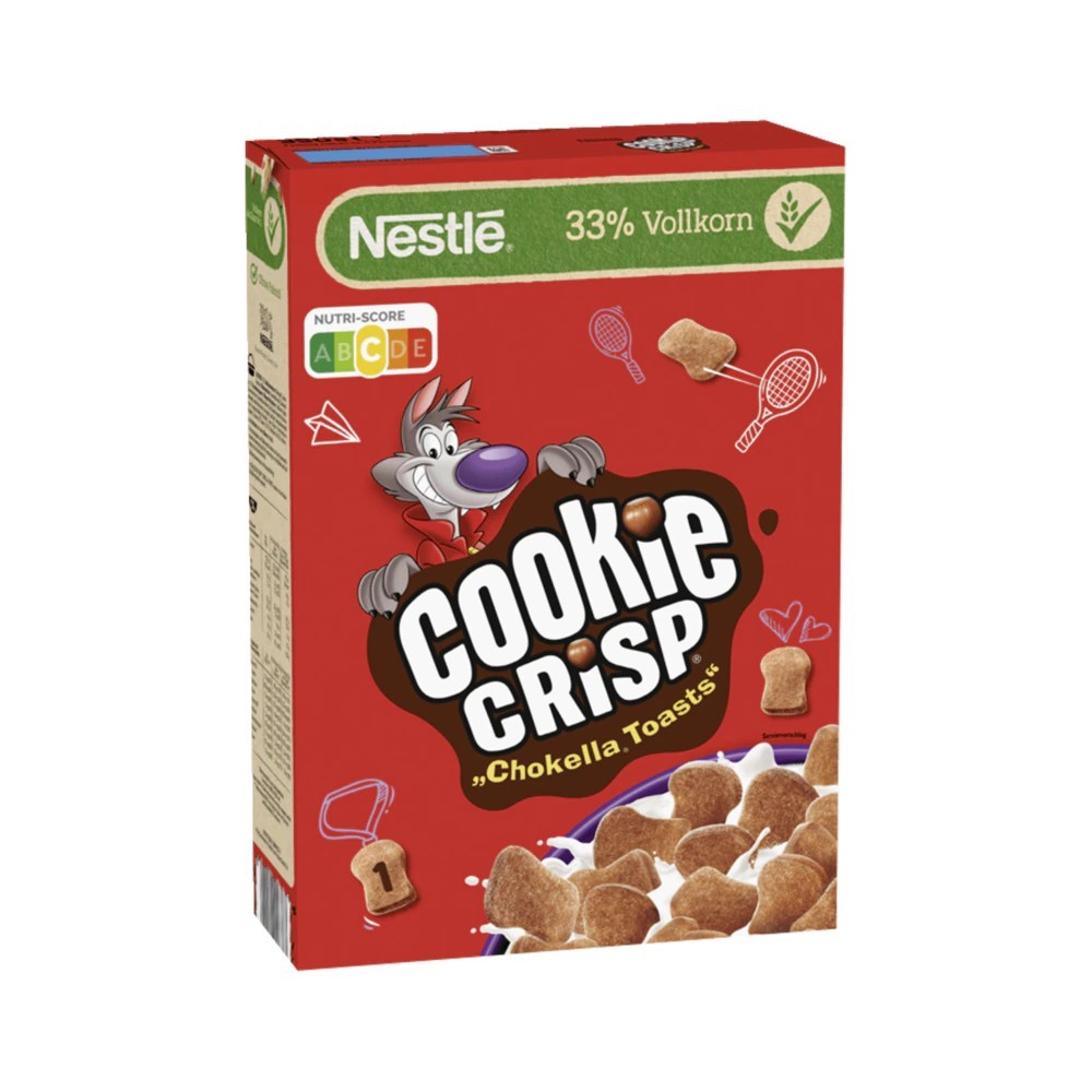 Nestlé Cookie Crisp Chokella Toasts Cereal with Nut Nougat Cream 350g