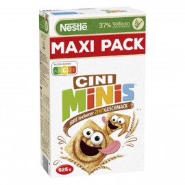 Nestlé Cini Minis cereals with cinnamon flavor and whole grain maxipack 625g