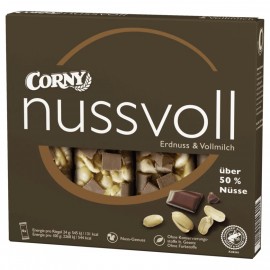 Corny Nussful Peanut & Whole Milk 96g, 4 pieces