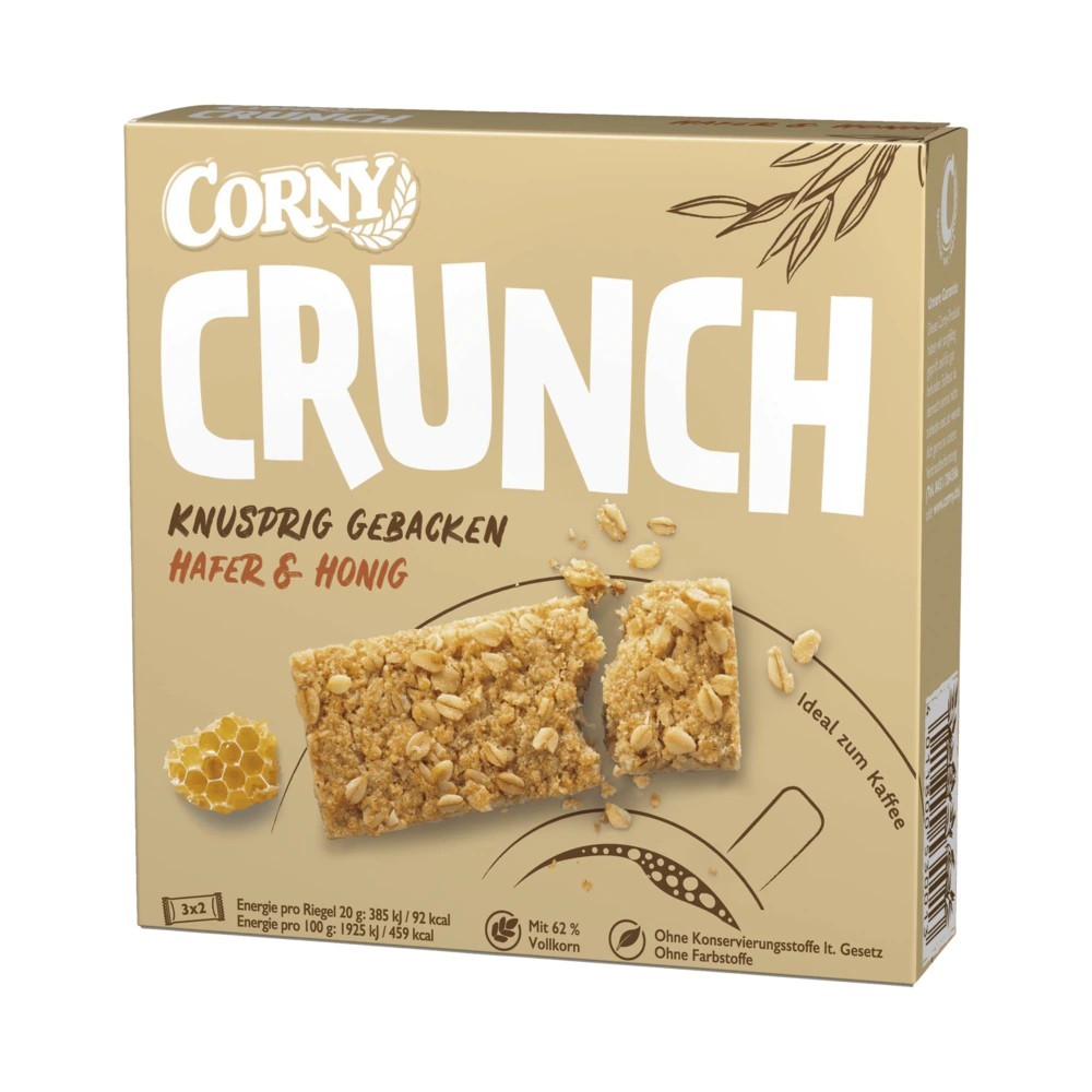 Corny Crunch Oats & Honey 3x40g