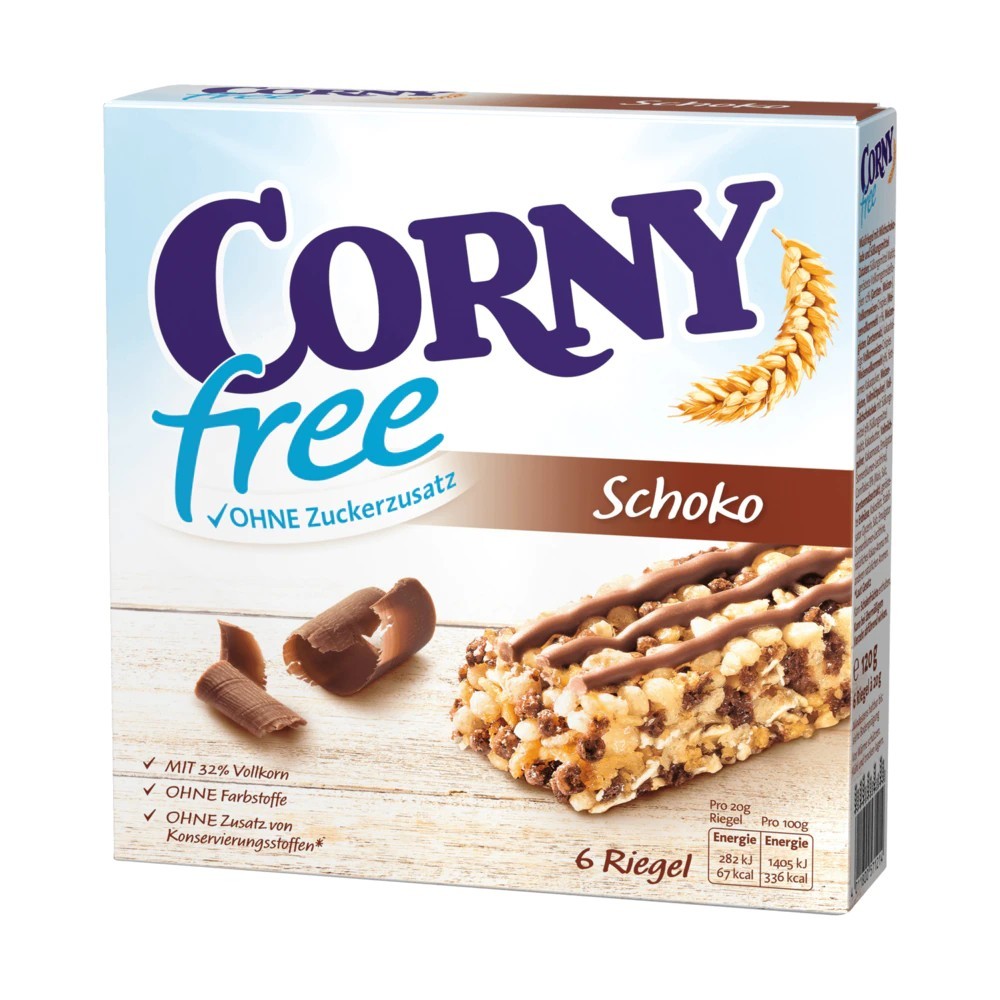 Corny Free Chocolate 6x20g