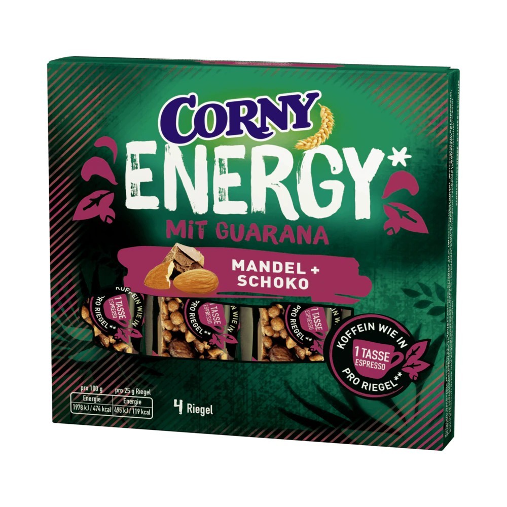 Corny Energy Almond + Chocolate 4x25g