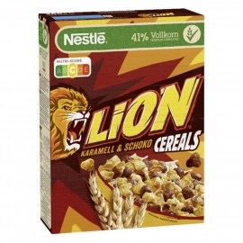 Nestle Lion Cereals caramel and chocolate cereals with whole grain 400g