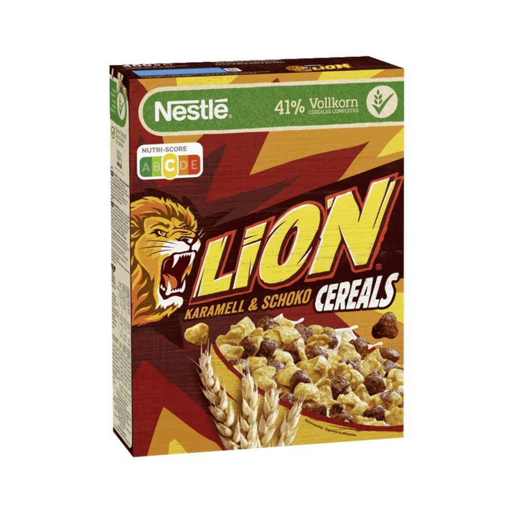 Nestle Lion Cereals caramel and chocolate cereals with whole grain 400g