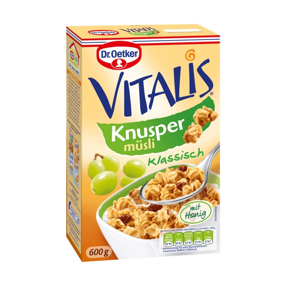 Dr. Oetker Vitalis Crunchy Muesli classic 600g