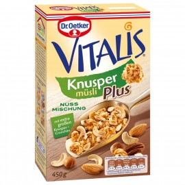 Dr. Oetker Vitalis Crunchy Muesli Plus Nut Mixture 450g