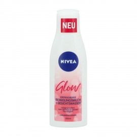 Nivea Glow Refreshing Cleansing Milk & Toner 200 ml / 6.8 fl oz