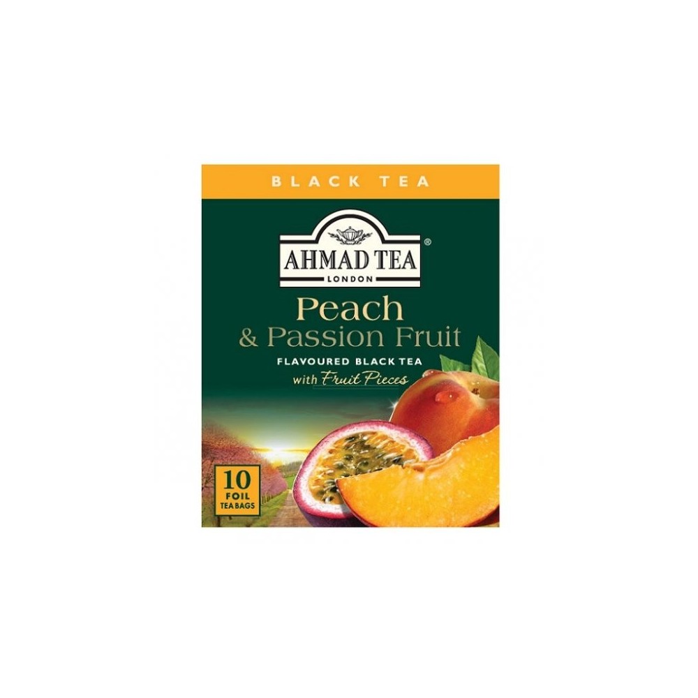 Ahmad Tea Peach & Passion Fruit | 10 aluminum bags
