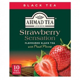 Ahmad Tea Strawberry Sensation Tea | 10 aluminum bags