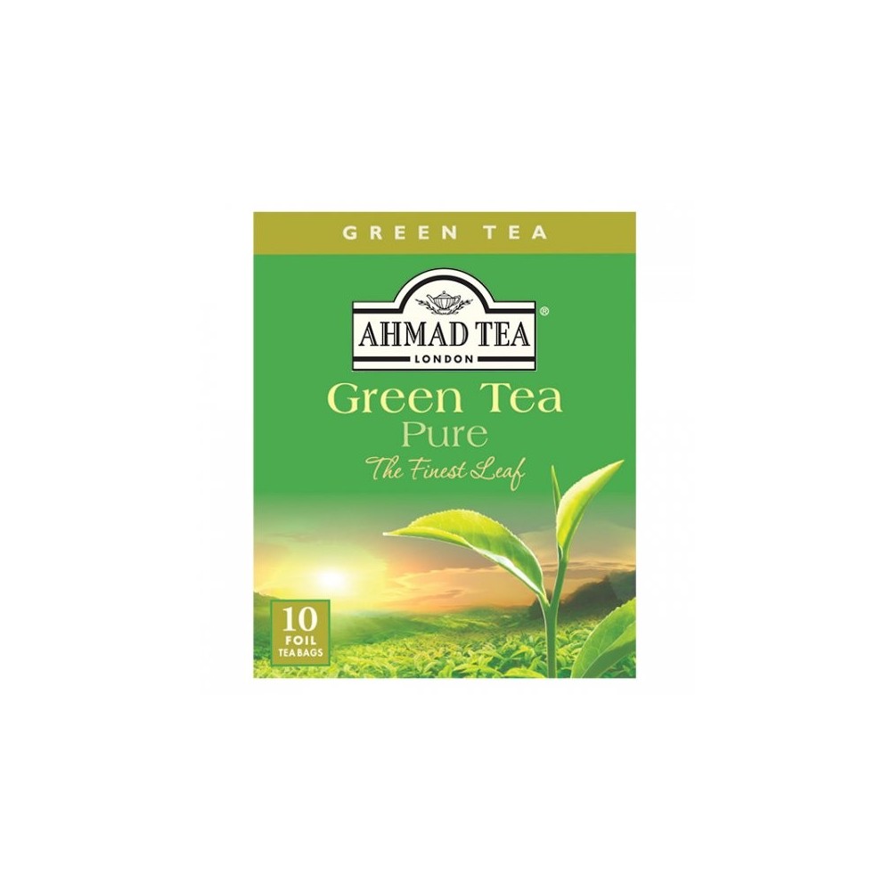 Ahmad Tea Green Tea Pure | 10 aluminum bags