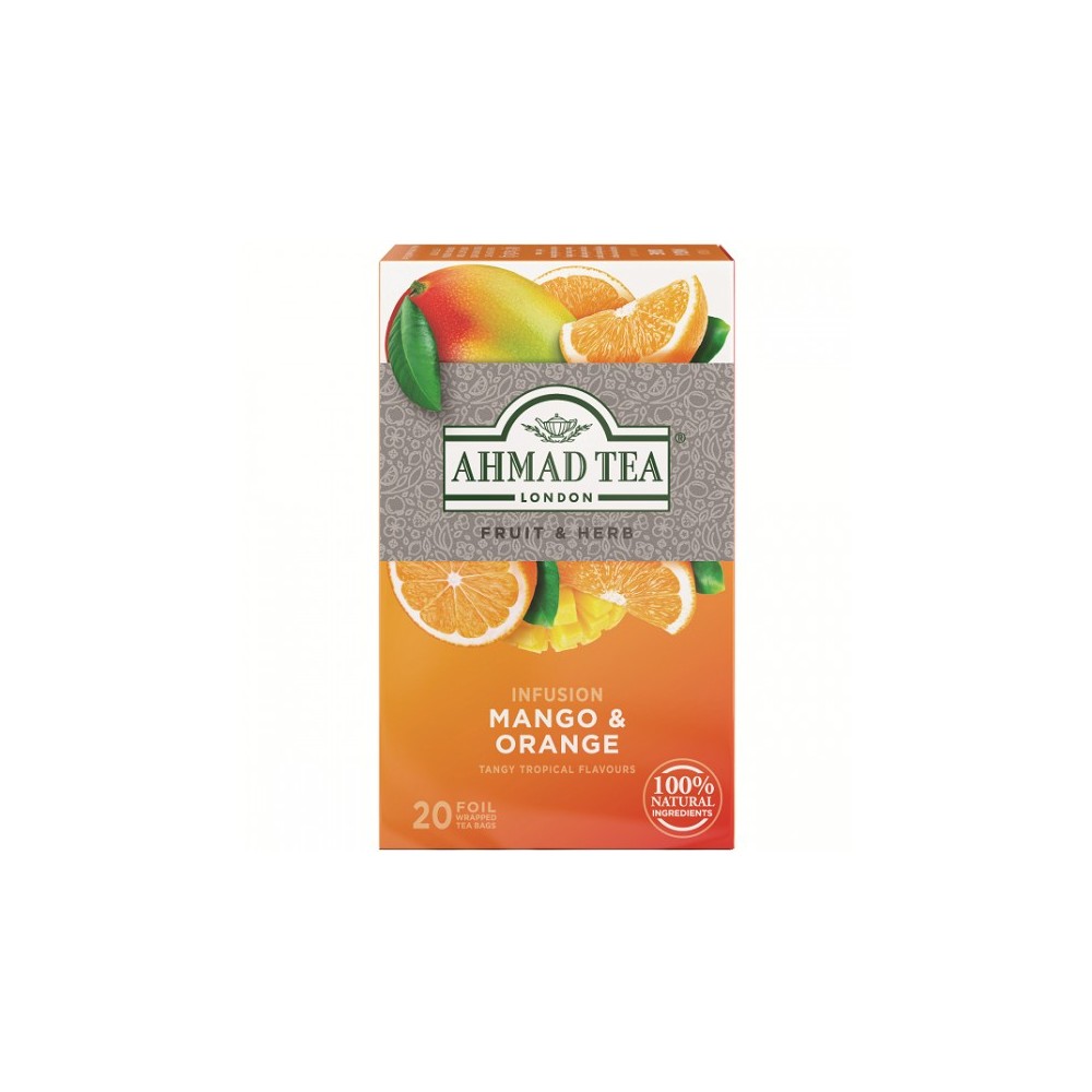 Ahmad Tea Mango & Orange | 20 aluminum bags