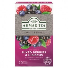 Ahmad Tea Mixed Berries & Hibiscus | 20 aluminum bags