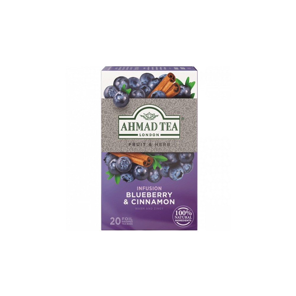 Ahmad Tea Blueberry & Cinnamon | 20 aluminum bags