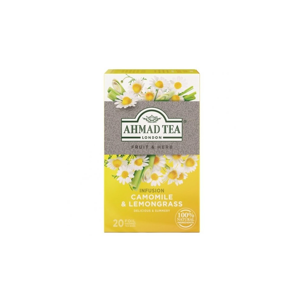 Ahmad Tea Camomile & Lemongrass | 20 aluminum bags