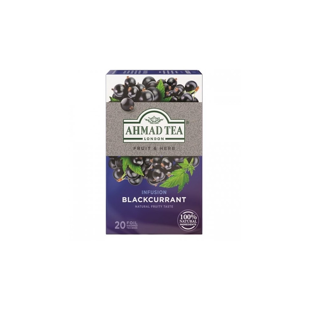 Ahmad Tea Blackcurrant | 20 aluminum bags
