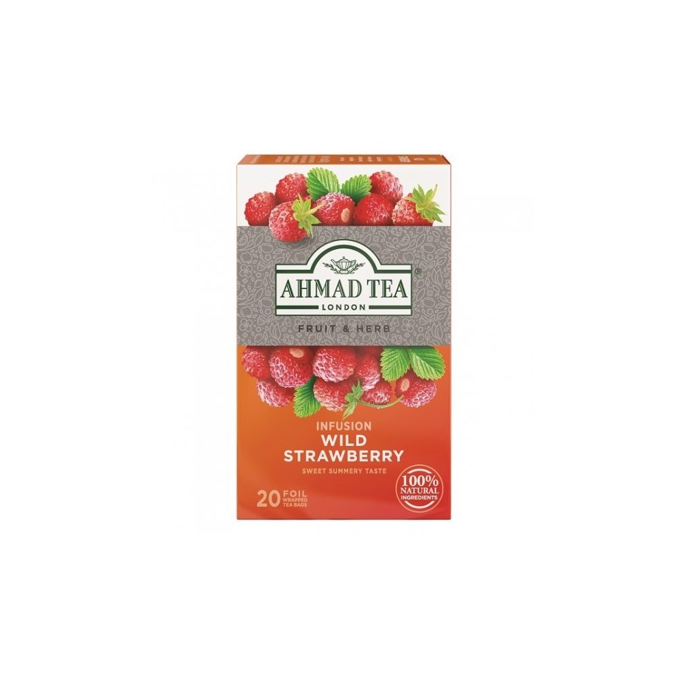 Ahmad Tea Wild Strawberry | 20 aluminum bags