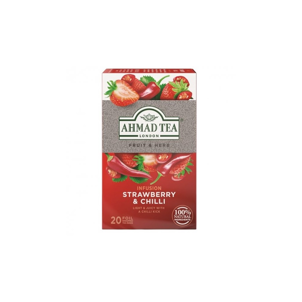 Ahmad Tea Strawberry & Chilli | 20 aluminum bags