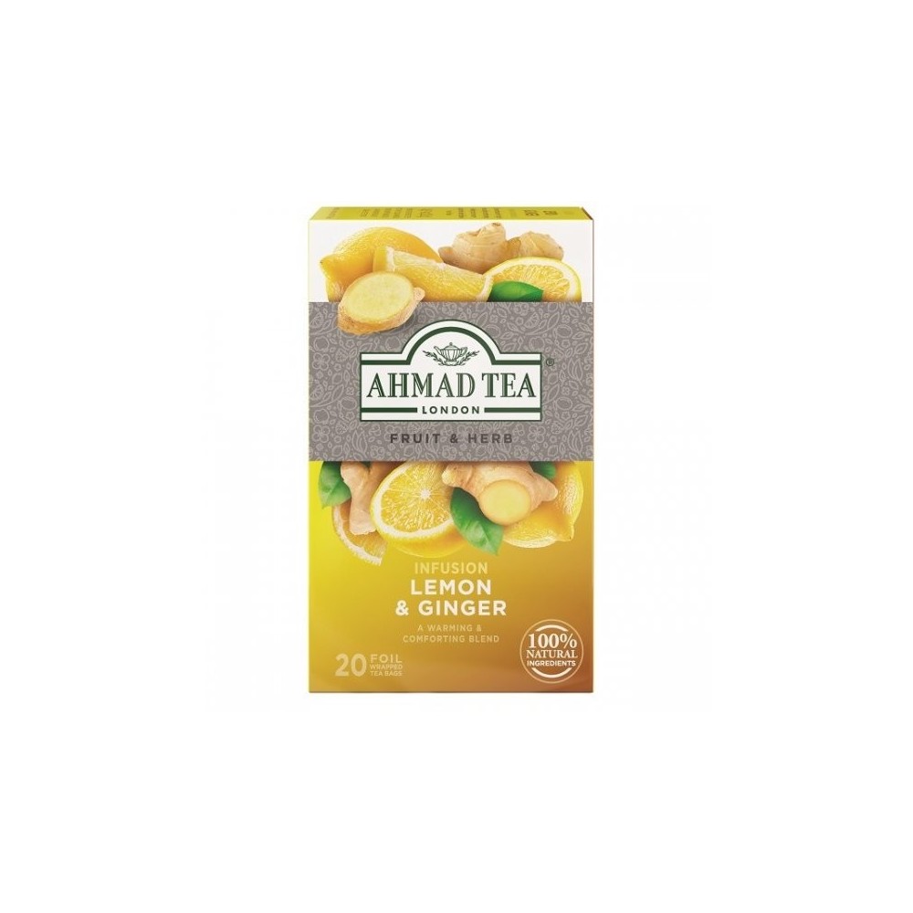 Ahmad Tea Lemon & Ginger | 20 aluminum bags