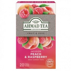 Ahmad Tea Peach & Raspberry | 20 aluminum bags