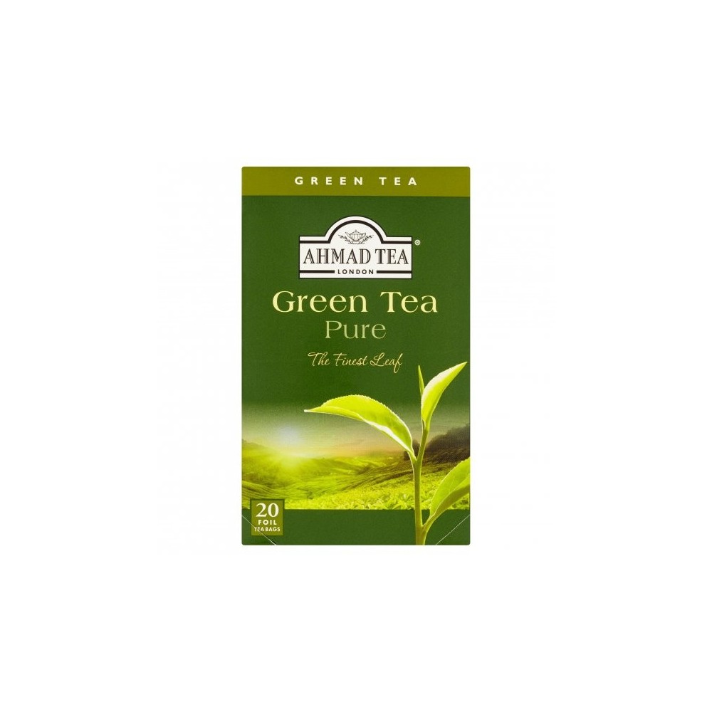 Ahmad Tea Green Tea Pure | 20 aluminum bags
