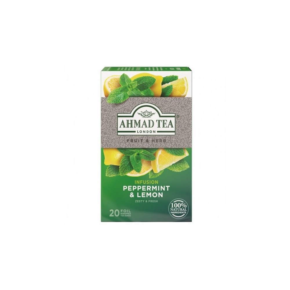 Ahmad Tea Peppermint & Lemon | 20 aluminum bags
