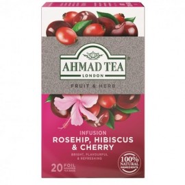 Ahmad Tea Rosehip, Hibiscus & Cherry | 20 aluminum bags