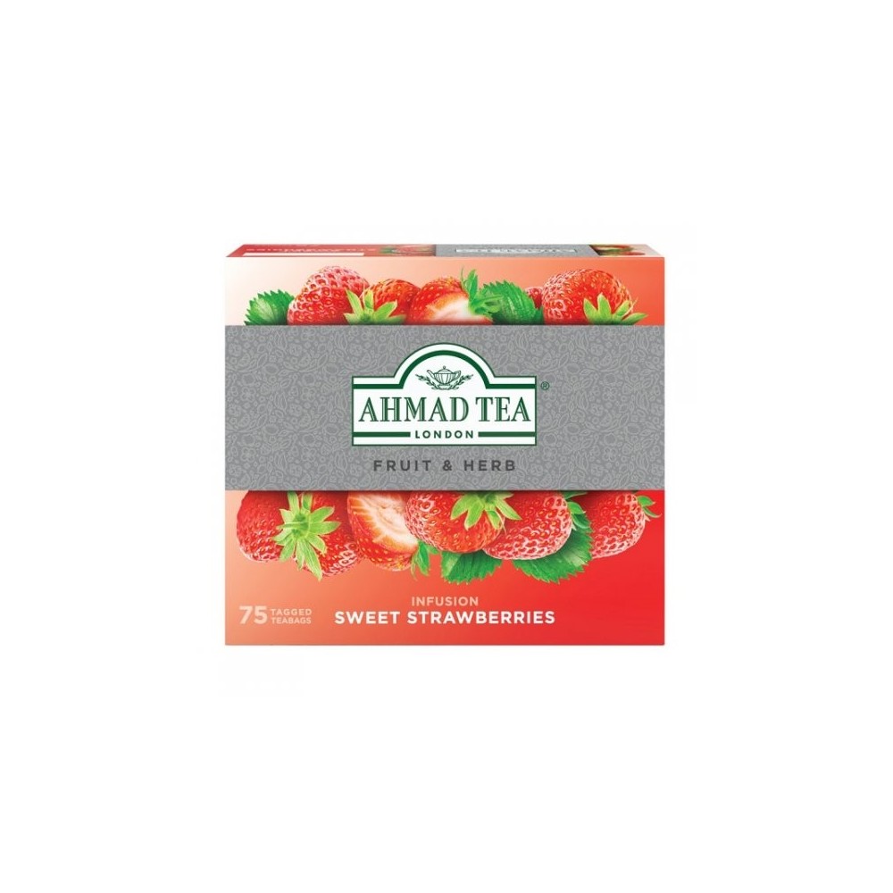 Ahmad Tea Sweet Strawberries | 75 bags (with harness)