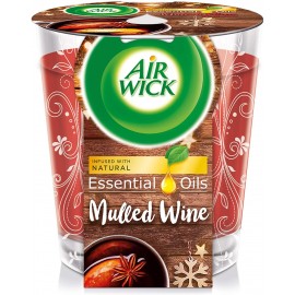 Air Wick Candle Air Freshener, Mulled Wine Scent, 105g