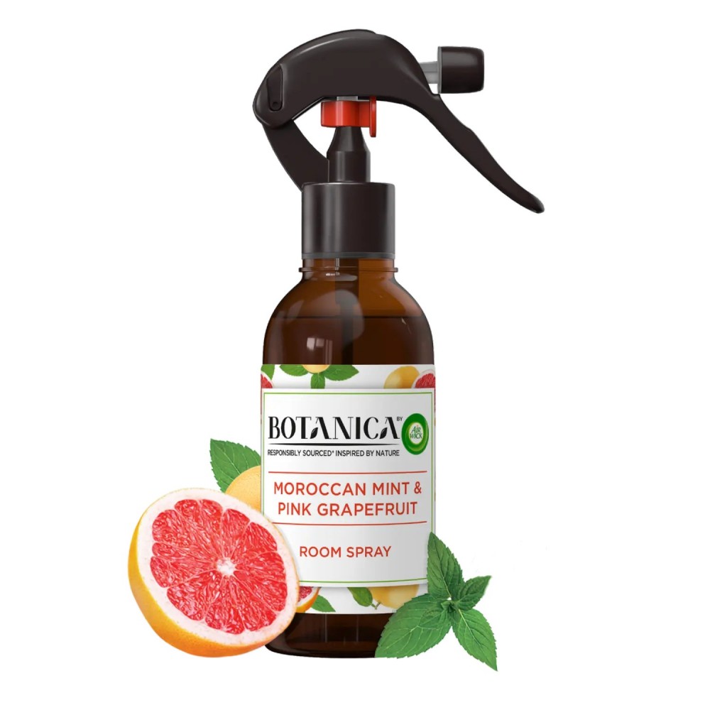 BOTANICA by AIR WICK Room Spray Moroccan Mint and Pink Grapefruit, 236ml