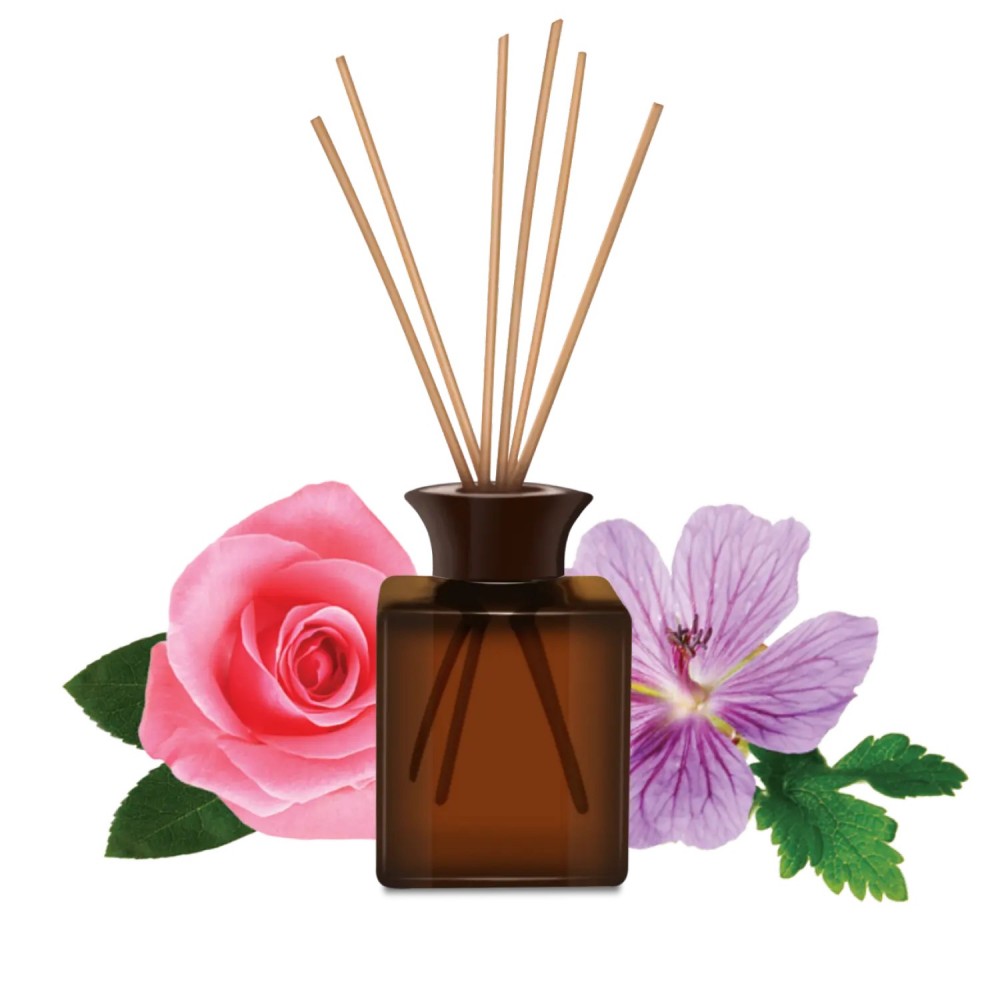 BOTANICA by AIR WICK Island Rose & African Geranium Reed Diffuser, 80ml