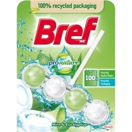 Bref WC block Power Aktiv ProNature Mint Eucalyptus, 50 g