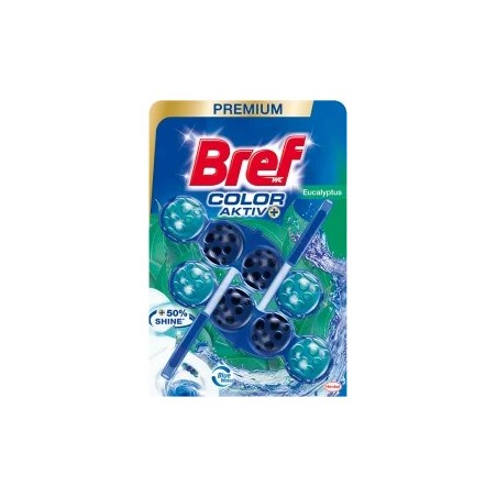 Bref WC block Color Aktiv Eucalyptus, 100 g