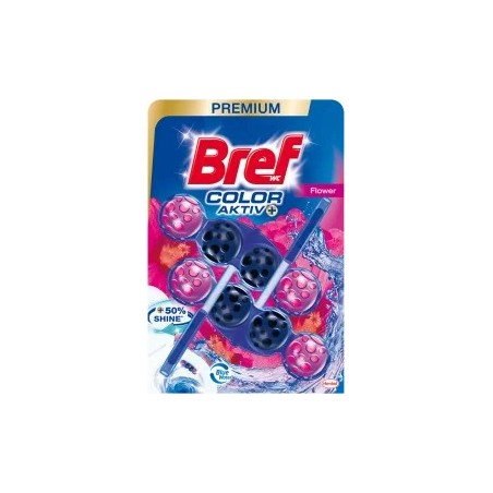 Bref WC block Color Aktiv Flowers, 100 g