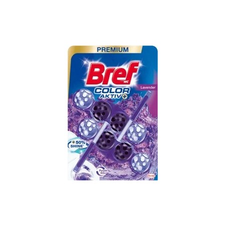 Bref Toilet block Color Aktiv with the scent of lavender, 100 g